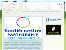 Tablet Screenshot of healthactionpartnership.org